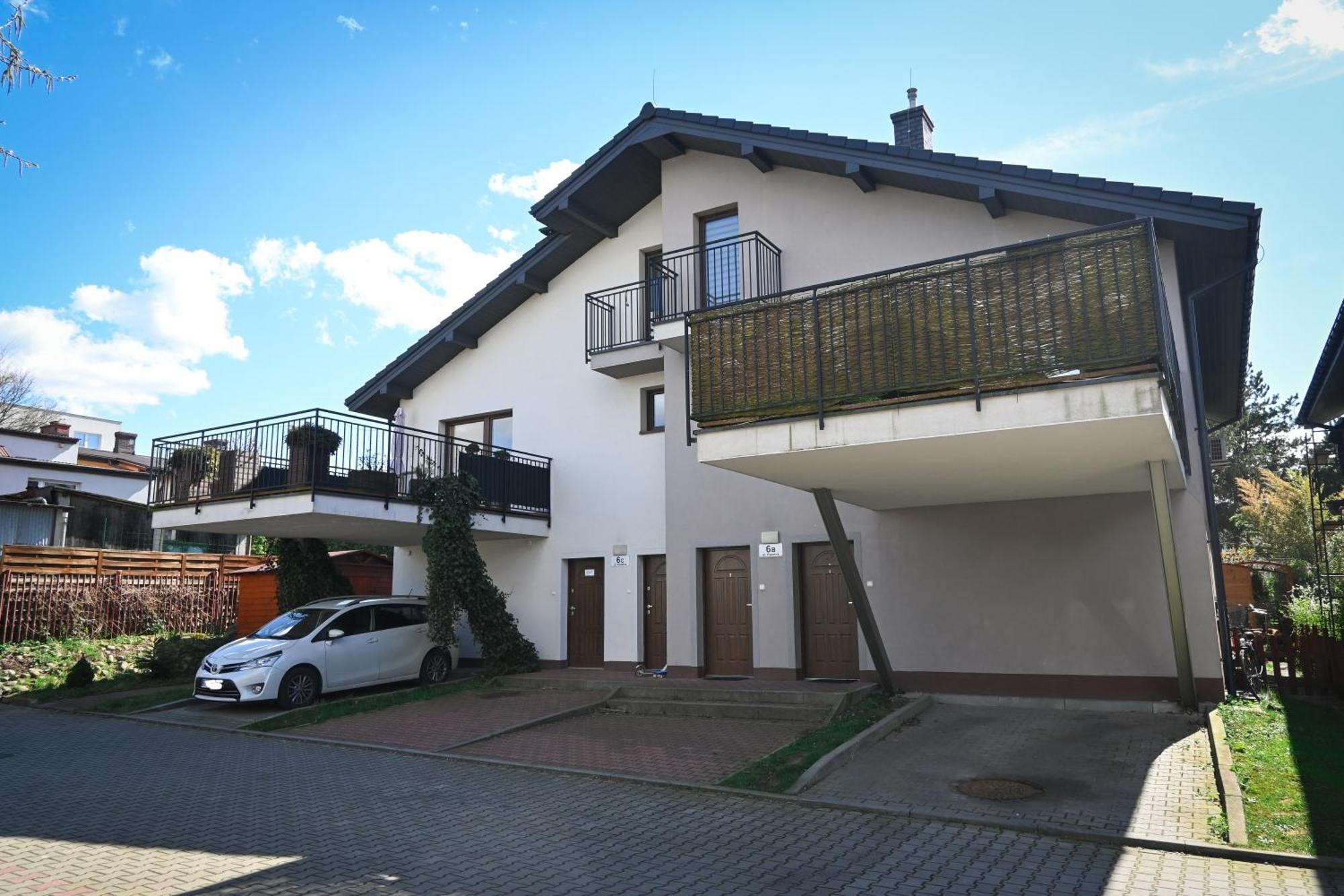 Malinowelove Aircon, 3 Rooms, Parking, Ogrod Krasków Eksteriør bilde