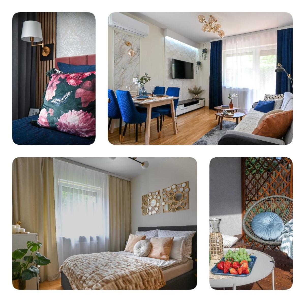 Malinowelove Aircon, 3 Rooms, Parking, Ogrod Krasków Eksteriør bilde