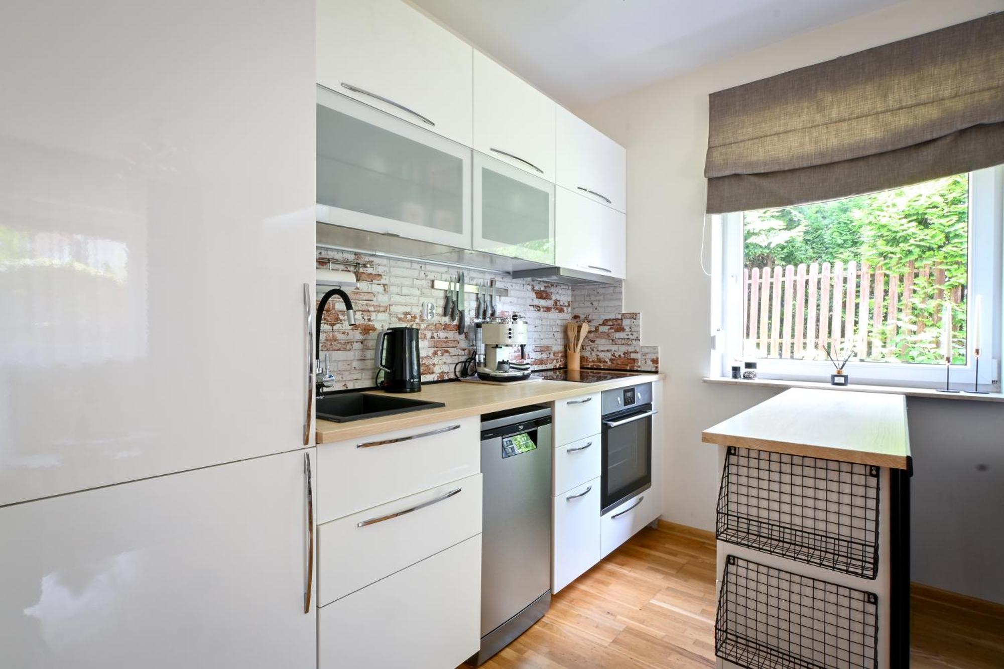 Malinowelove Aircon, 3 Rooms, Parking, Ogrod Krasków Eksteriør bilde